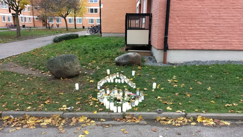 Platsen för överfallet i Gränby.