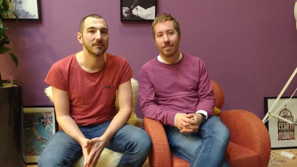 Johan Fågelström och John Tornblad från Affekt Film AB i Trollhättan.