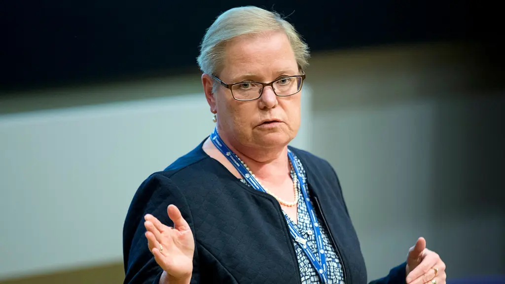 Eva Halldén, vd för Ringhals. Foto: Adam Ihse/TT.