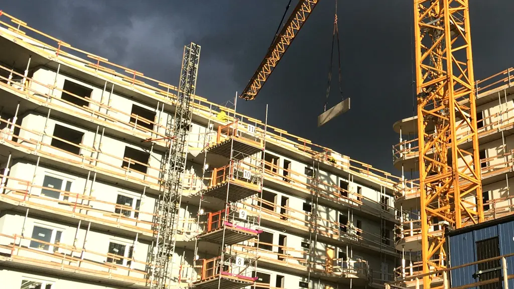 Bostadsbygge av lägenheter