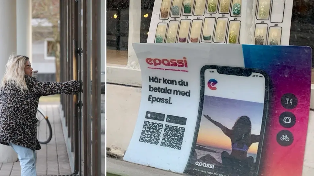Reporter Matilda Johansson och Epassi
