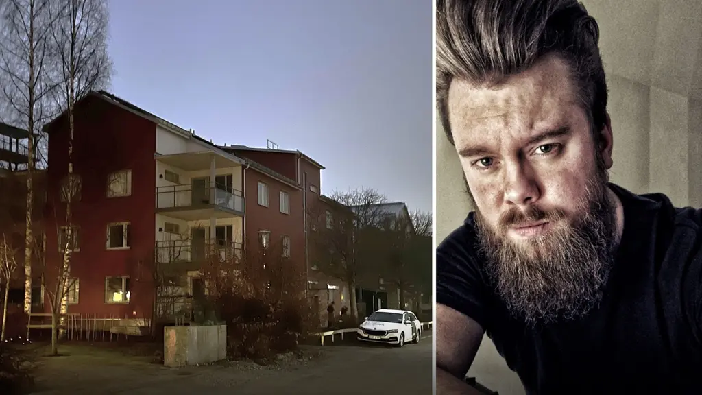 Kvarteret måsen i en splitbild med en selfie på kim andersson.