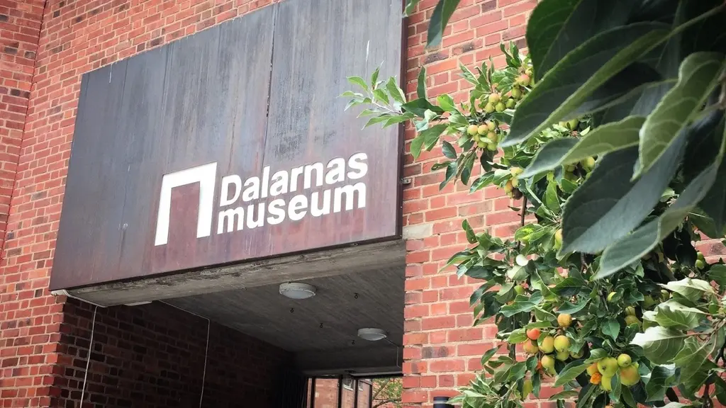 Dalarnas Museums entré i Falun.