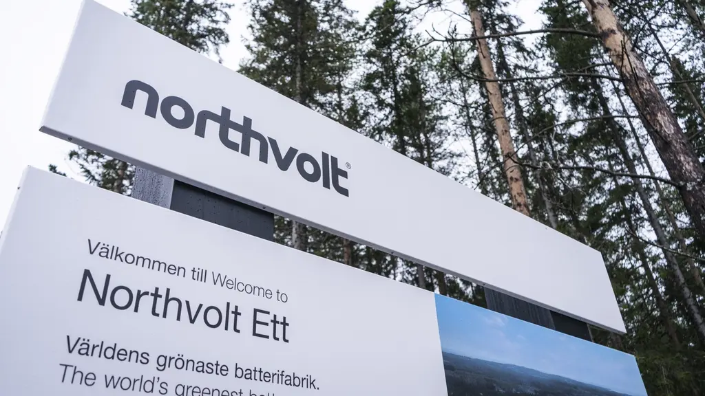Northvolts batterifabrik i Skellefteå. 