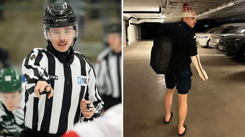 Karlskronadomaren Jesper Olsson skadades svårt i handleden efter att ha skurit sig på en skridsko. 