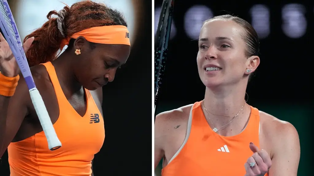 Coco Gauff och Elina Svitolina.