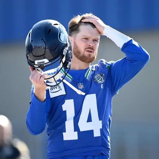 Sam Darnold #14 Seattle Seahawks . Foto: EAKIN HOWARD/AFP