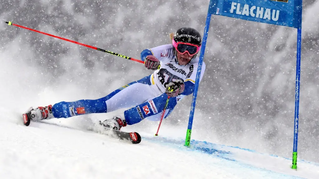 Frida Hansdotter hade ingen bra dag i Flachau. Foto: AP Photo/Pier Marco Tacca/TT