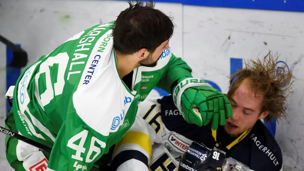 Marshall och Sandberg i gruff.