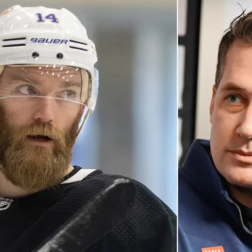 Mattias Ekholm och Sam Hallam