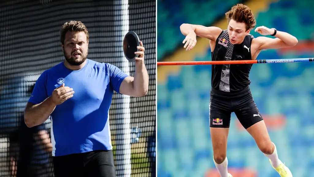 Karlstad GP med Daniel Ståhl och Armand Duplantis.