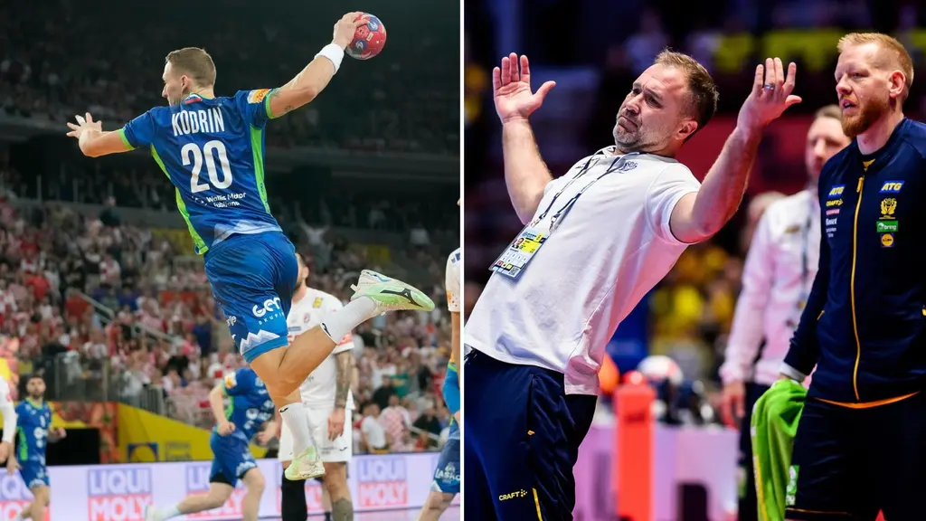 SloveniensTilen Kodrin samt Sveriges Michael Apelgren och Jim Gottfridsson.
