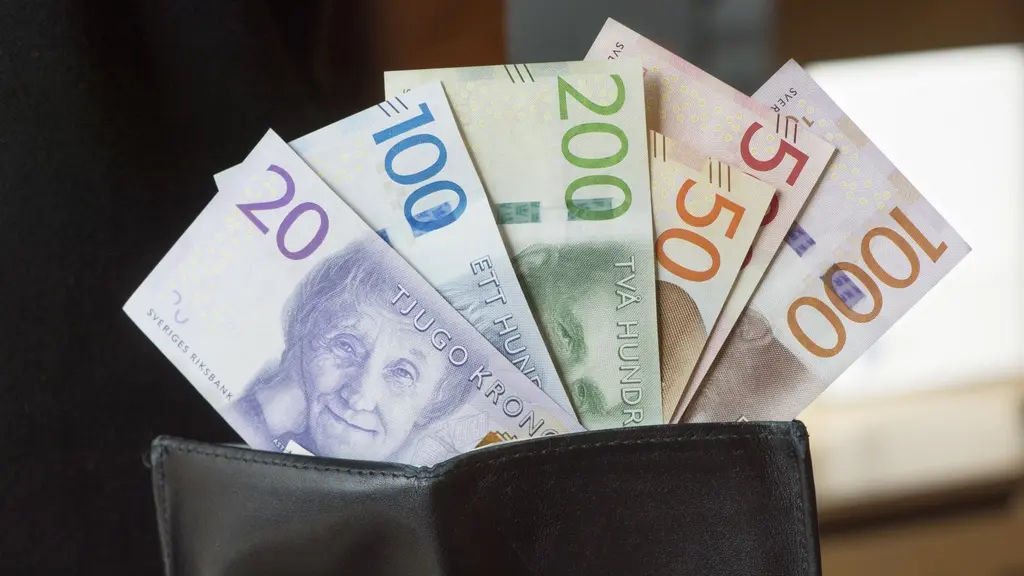 Svenska sedlar i en plånbok.