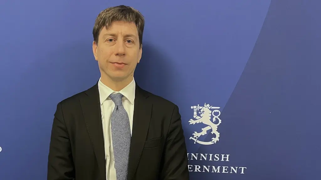 Suomen elinkeinoministeri Sakari Puisto (ps.) 