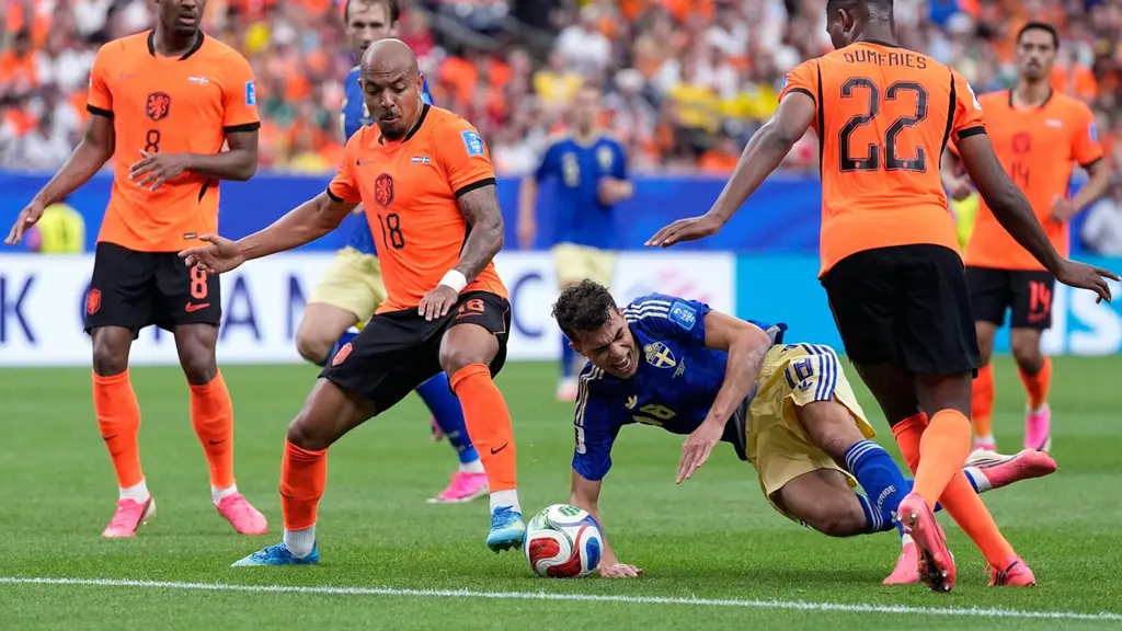 Sweden playing the Netherlands in Houston.