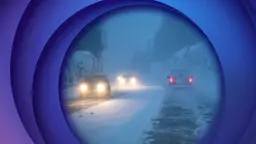 Snow storms hit parts of northern Sweden this week.