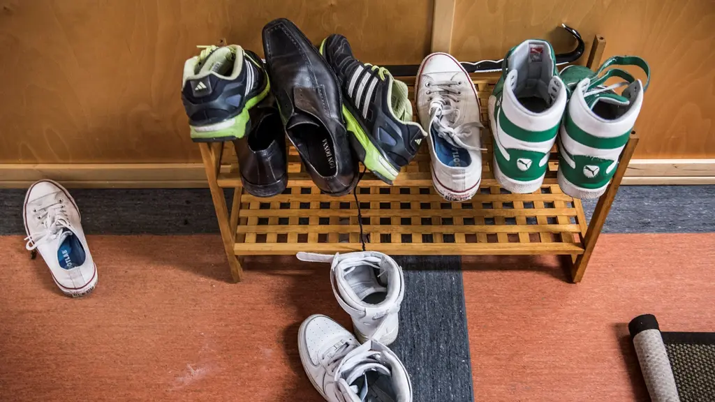 Skor på ett skoställ Foto: Tomas Oneborg/SvD/TT