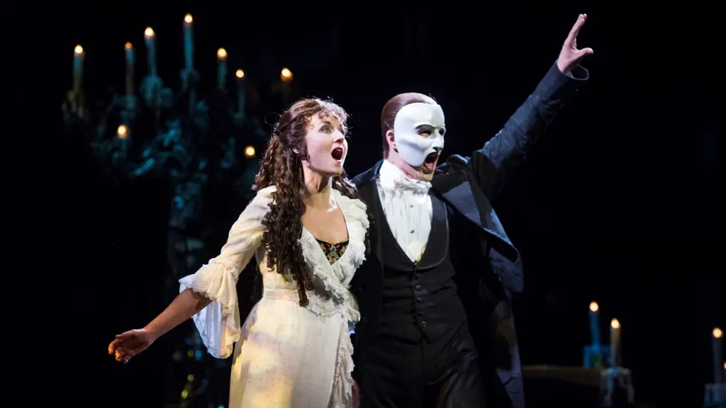 Sångnummer under musikalen phantom of the opera.