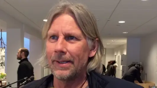 Mickael Lindbladh, Såhkie berättar om varför han slutar som ledare för samiska veckan. Foto: Ole Isak Mienna, Sameradion