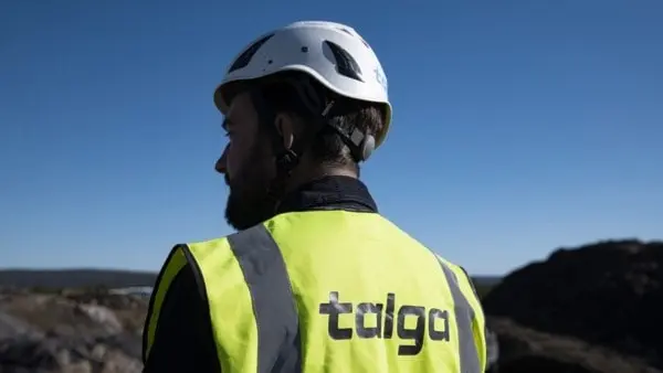 Provbrytning av grafit i Vittangi 2022.