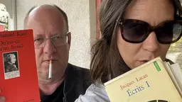 Sven-Olov Wallenstein tillsammans med Samanda Ekman