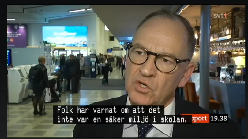 Bo Jansson, Lärarnas riksförbund i Rapport.