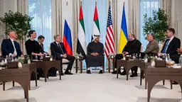 Representanter från Ukraina, Ryssland och USA deltog i förhandlingarna