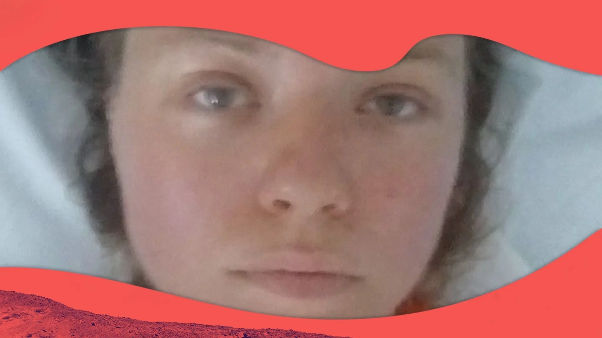 Närbild på Elins ansikte.