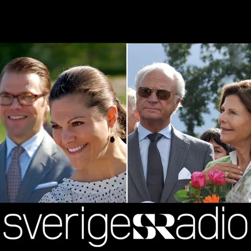 Prins Daniel, kronprinsessan Victoria, kung Carl XVI Gustaf och drottning Silvia. Foto: Sveriges Radio.