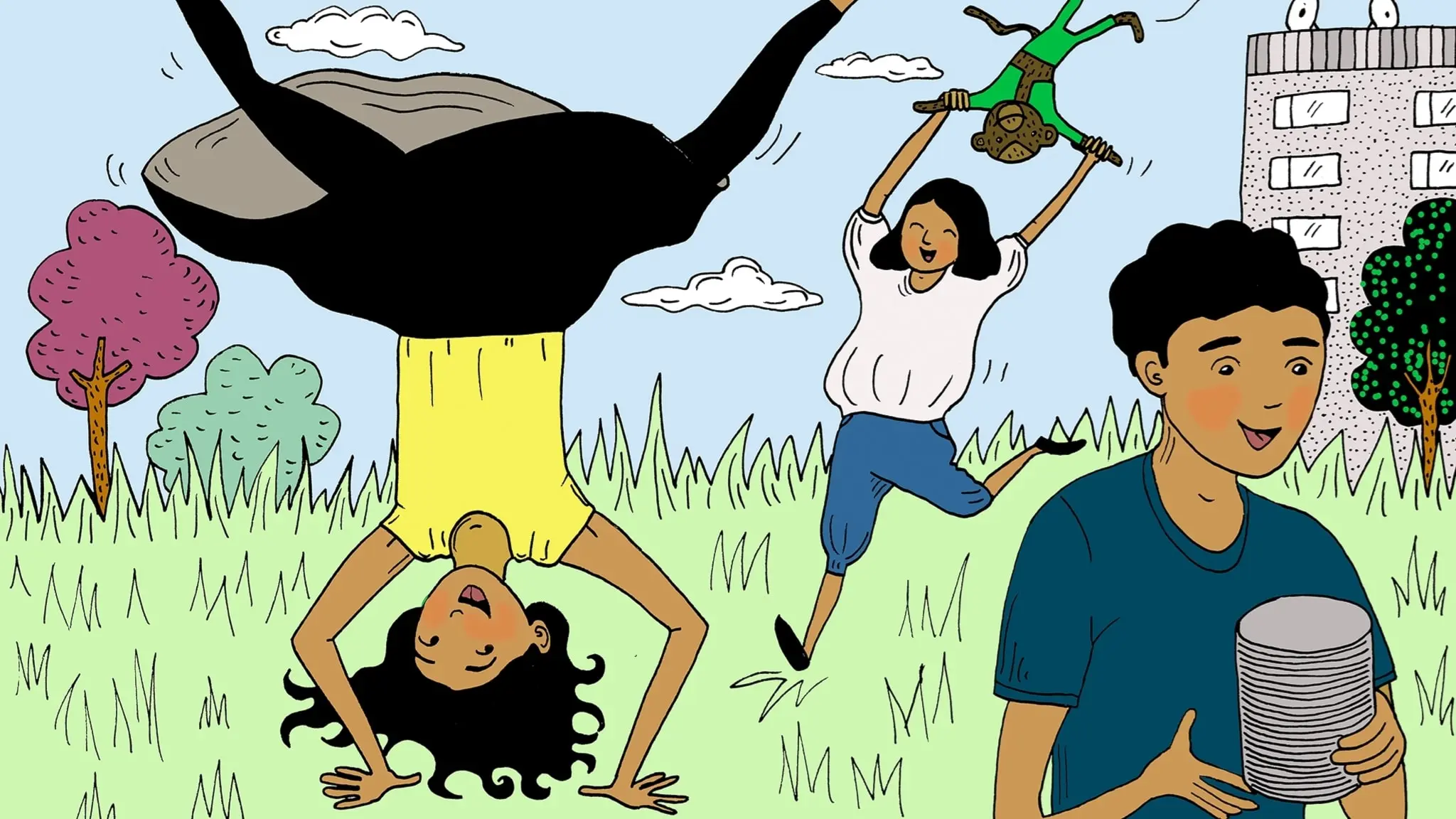 Pippi i Rinkeby, del 3 - Pippi leker med sina kompisar. Bild: Amanda Eriksson