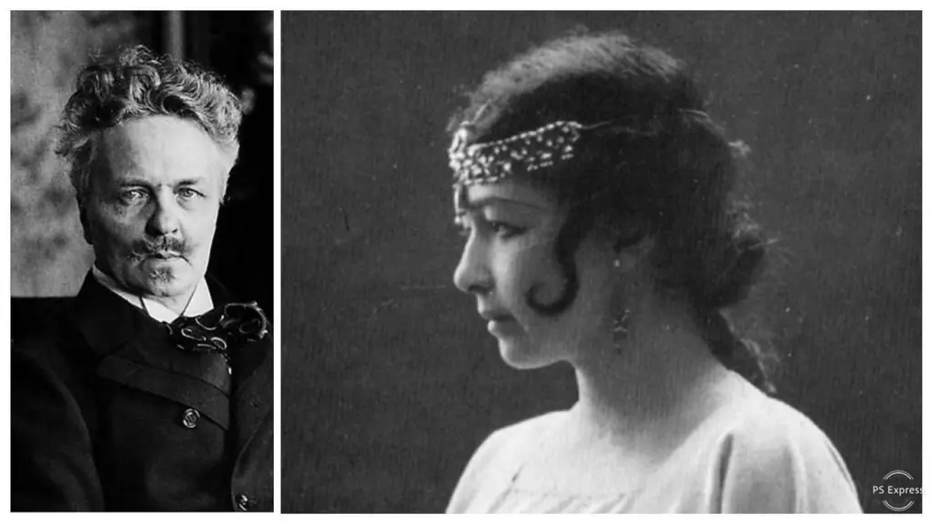 August Strindberg och Harriet Bosse