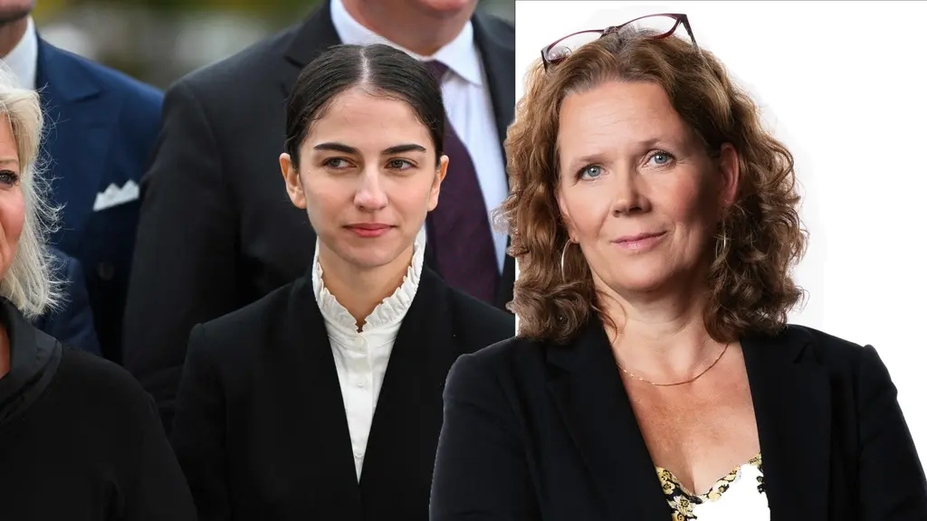 Politikern Romina Pourmokhtari och Sveriges Radios klimatkorrespondent Marie-Louise Kristola