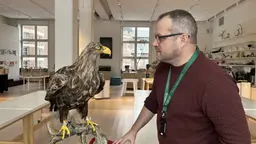 Peter Hellström med X0330.