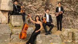 Stråkkvartetten Eos från Italien spelar Čiurlionis