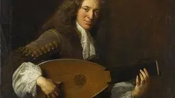 Porträtt av tonsättaren Charles Mouton 1690 (1626-1710)  Musée du Louvre, Paris.
