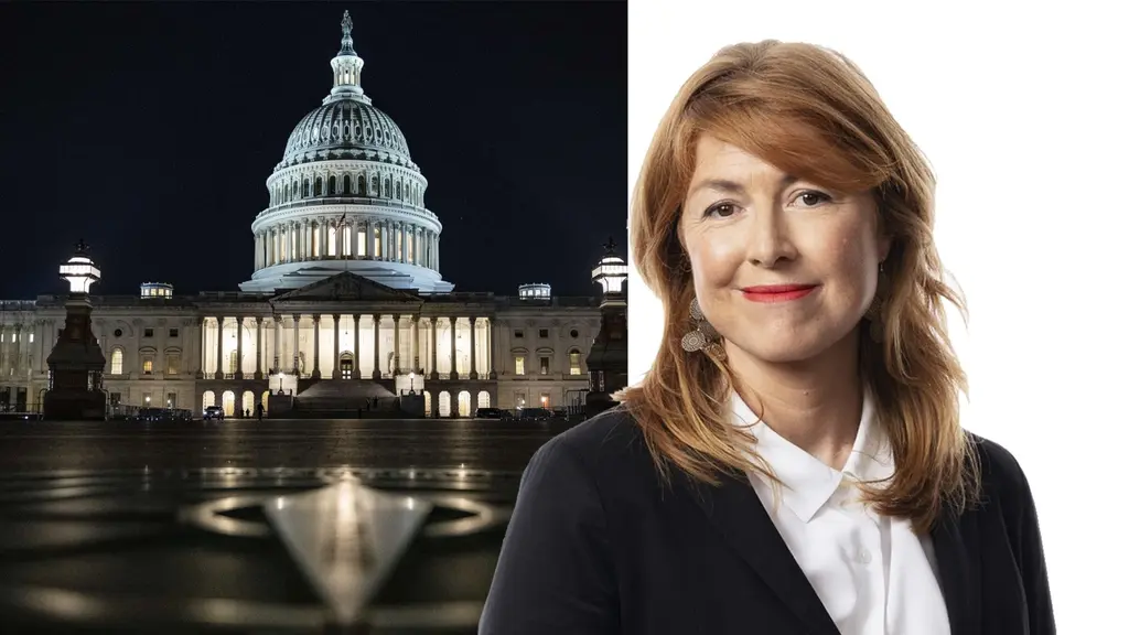 Den amerikanska kongressen och Ekots Washingtonkorrespondent Kajsa Boglind.