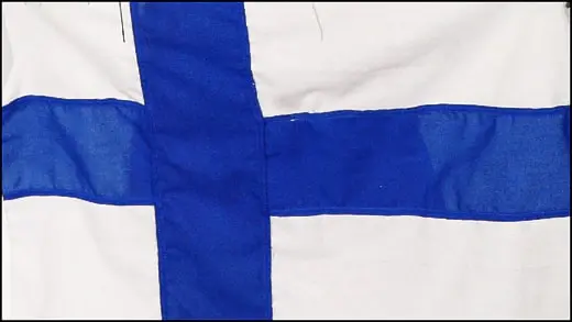 Finlands flagga. Foto: Scanpix.