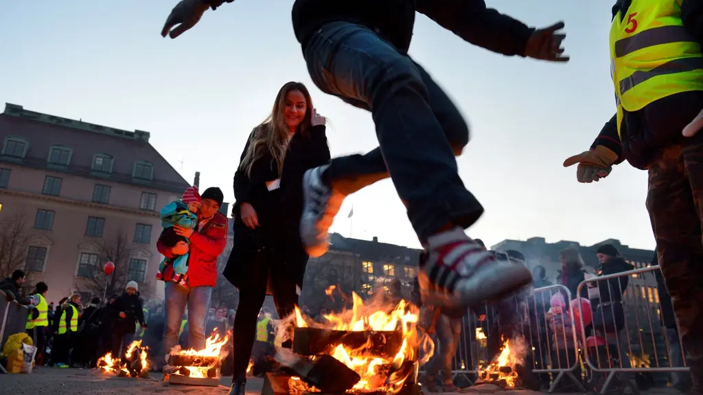 Från Eldfesten i Kungsträdgården i Stockholm. 