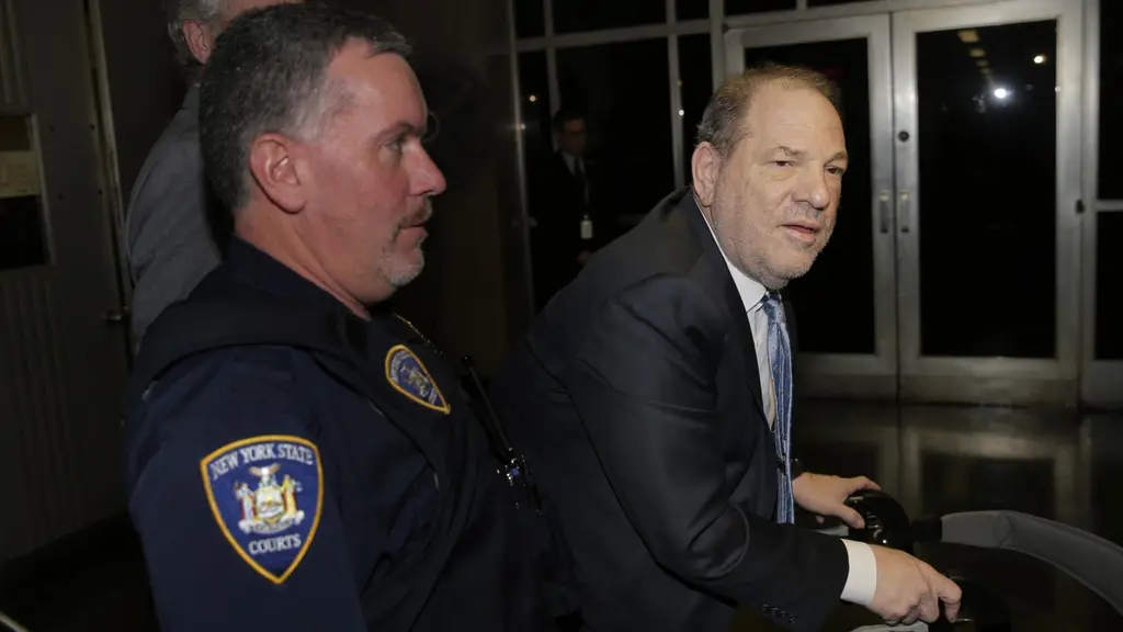 Harvey Weinstein i rätten i New York.