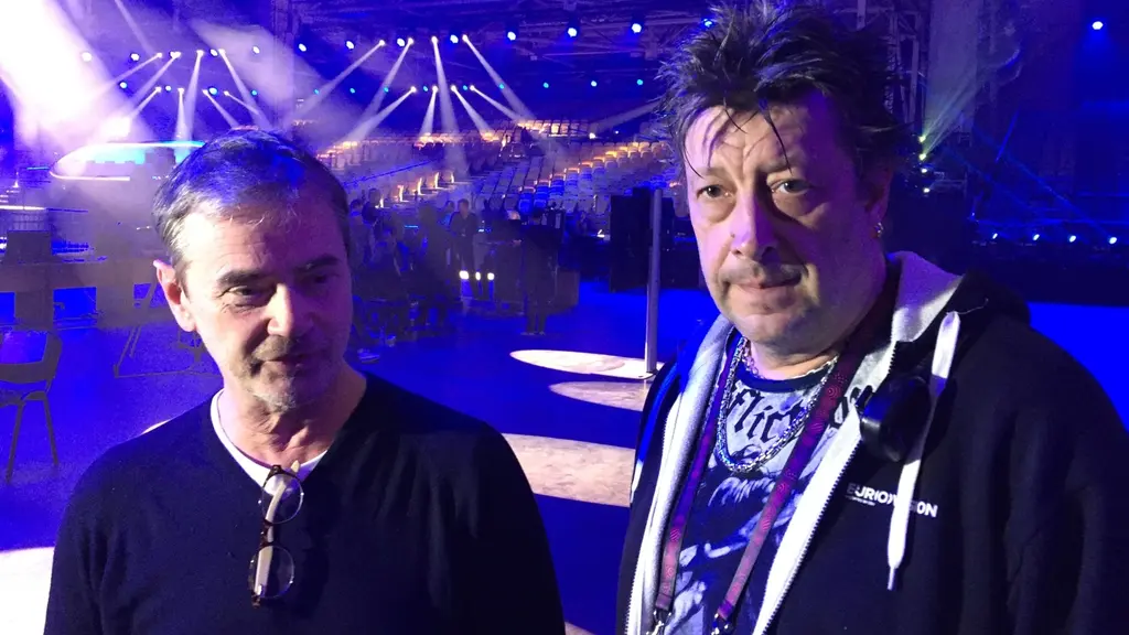 Christer Björkman och Ola Melzig leder arbetet med att få allting klart till Eurovisionsfinalen i maj. 