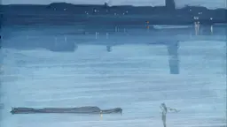 James Abbott McNeill Whistler - Nocturne Blue and Silver Chelsea