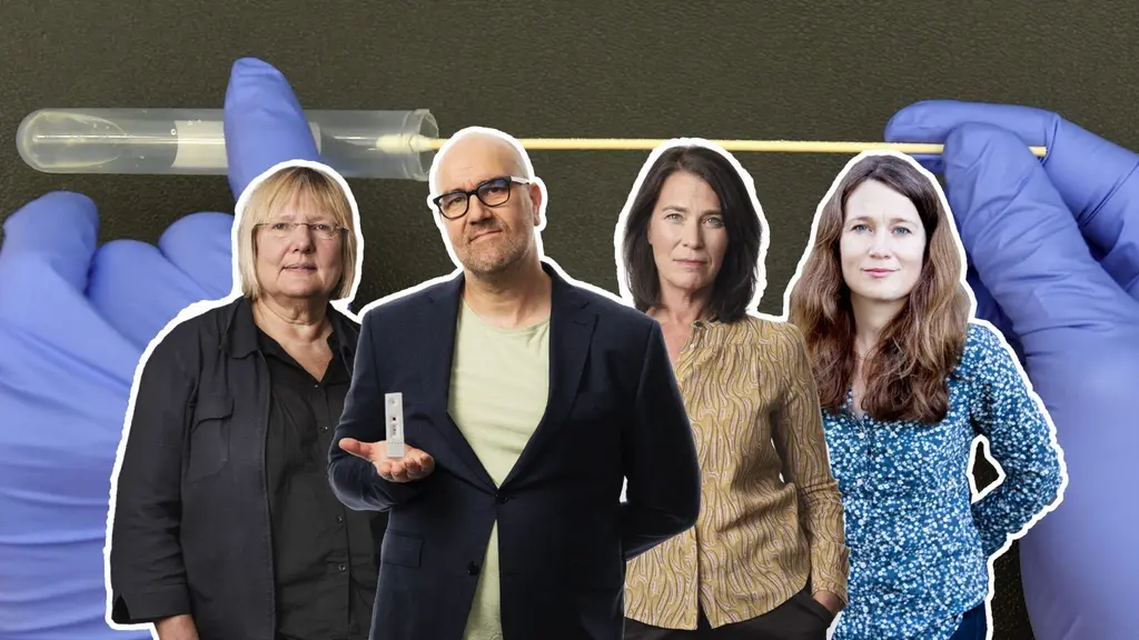 Susanne Palme, Claes Aronsson, Margareta Svensson och Ulrika Björkstén.