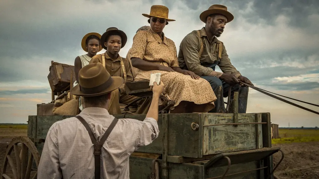 Filmen Mudbound i regi av Dee Rees, med bland andra Mary J Blige och Jason Mitchell i rollerna.