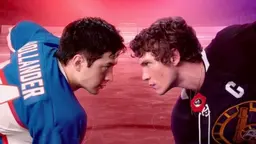 Hudson Williams och Connor Storrie i tv-serien "Heated Rivalry".