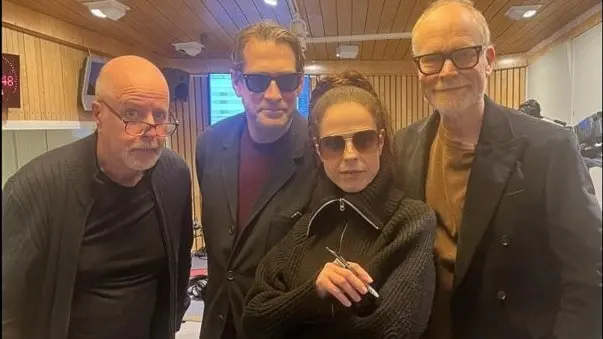 Jonathan Lindström, Niklas Källner, Jessika Gedin och Kristian Luuk.