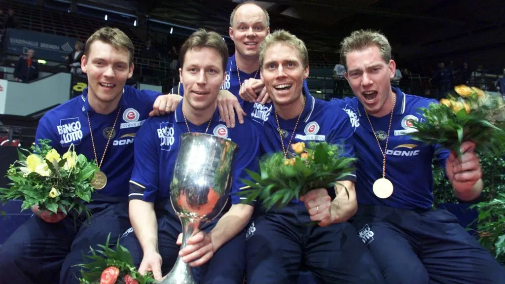 Svenska bordtennisherrarna.