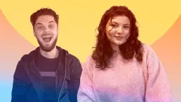 Sidekick Romano Stefanowicz och programledare Silvia Jakowicz..