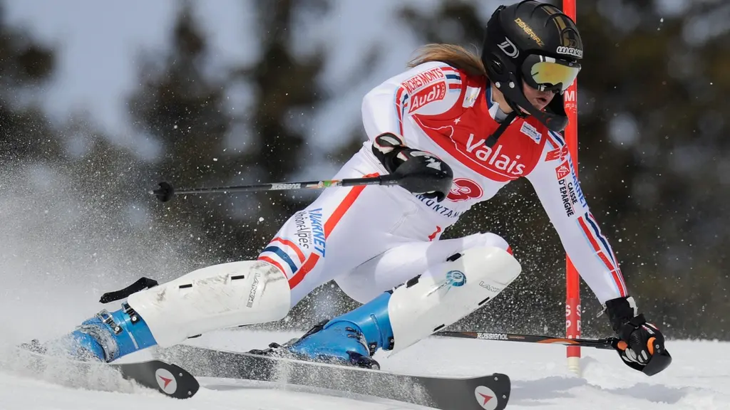 Estelle Alphande under JVM-slalom 2011. Foto: Jean-christophe Bott