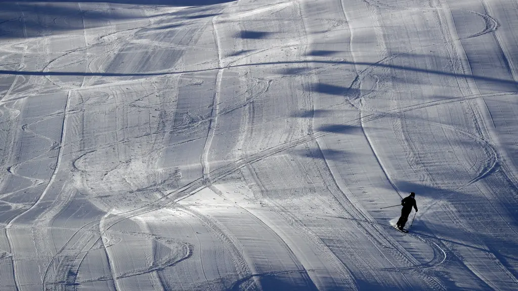 Genrebild: Skidbacke.