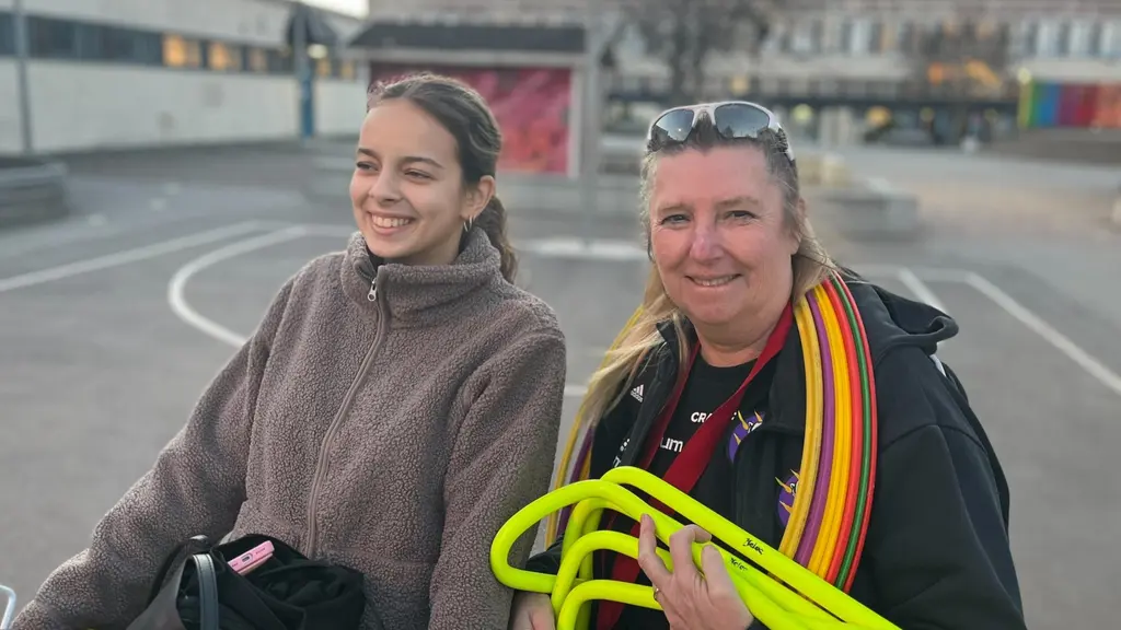Yana Halubouskaya och Jeanette Sténson Hallgren